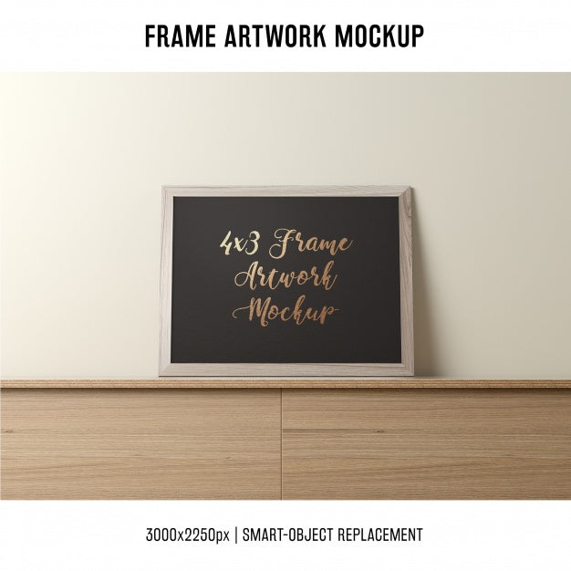 Free Frame Artwork Mockup Psd