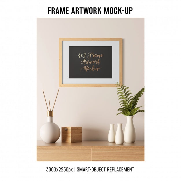 Free Frame Artwork Mockup Psd