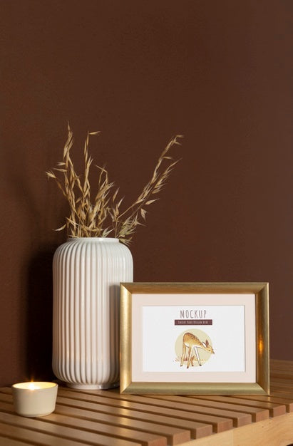 Free Frames With Ornamental Elements Mockup Psd