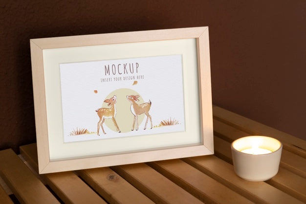 Free Frames With Ornamental Elements Mockup Psd