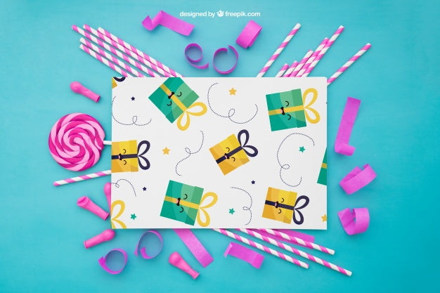 Free Funny Celebration Composition Psd