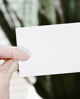 Free Girl Holding Psd Business Card Mockup Design