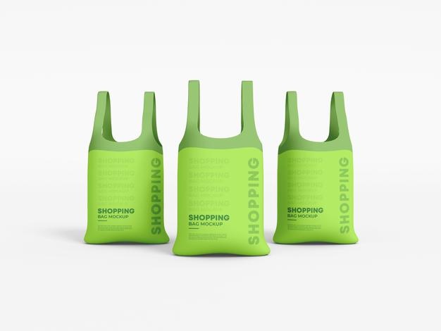 Free Grocery Shopping Bag Branding Mockup Psd