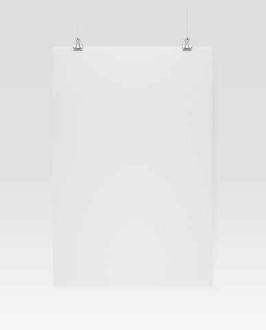 Free Hanging Poster Mockup