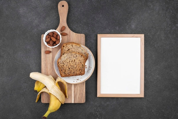 Free Healthy Sweets Recipe Mockup Psd