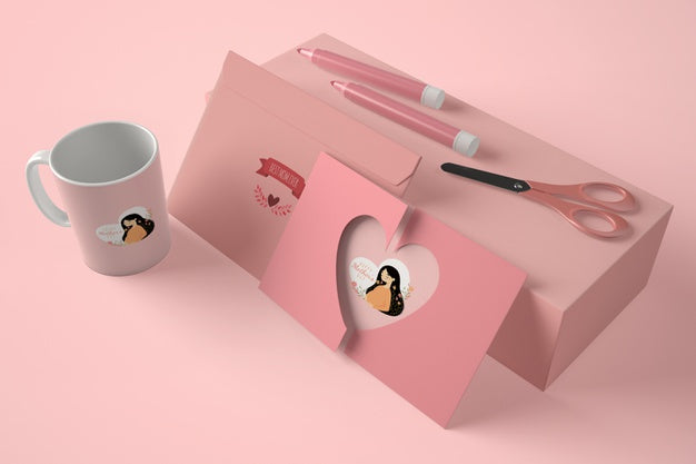 Free High Angle Assortment For Mother'S Day Psd