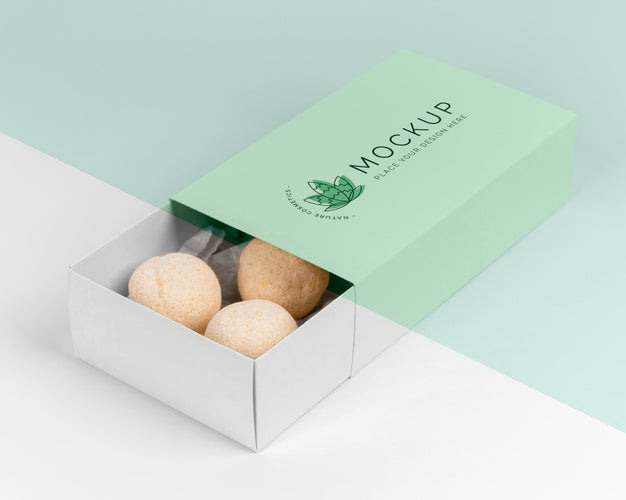 Free High Angle Bath Bombs Branding Psd