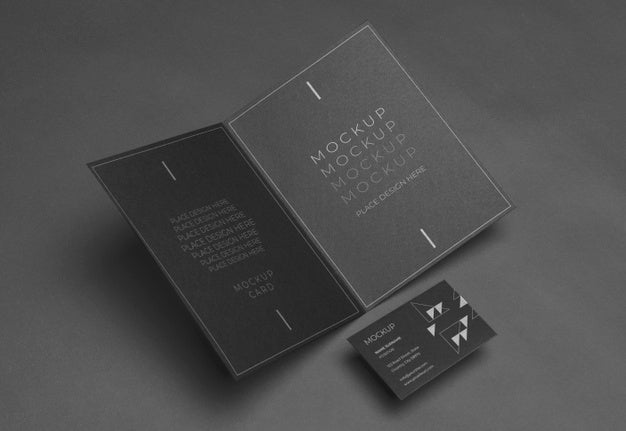 Free High Angle Corporation Stationery Mock-Up Assortment Psd