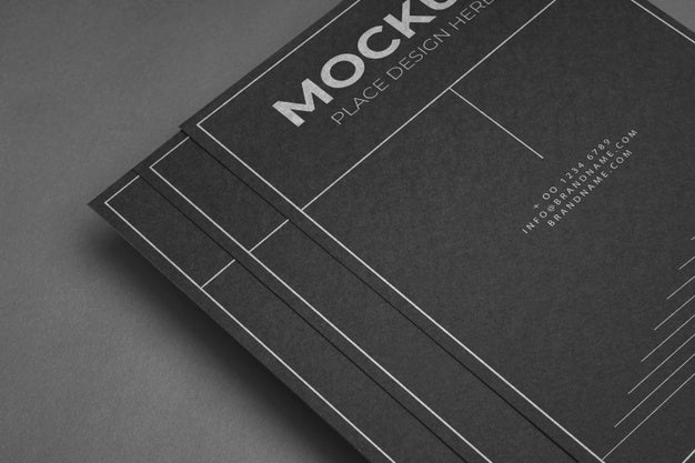 Free High Angle Corporation Stationery Mock-Up Psd