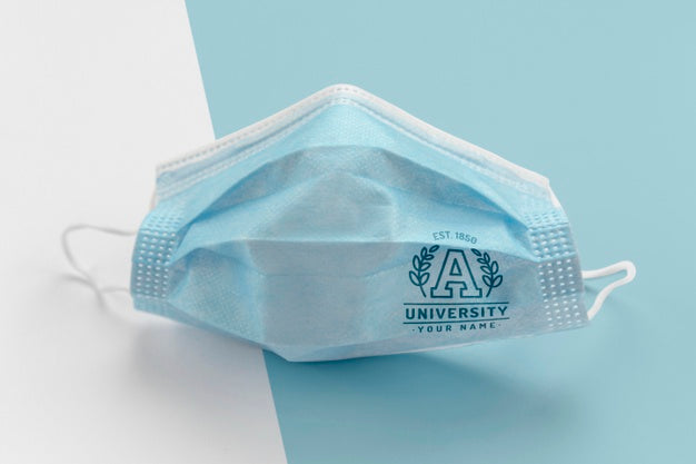 Free High Angle Of Medical Mask For Back To School Psd
