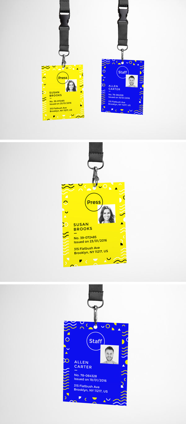 Free Id Card Psd Mockup