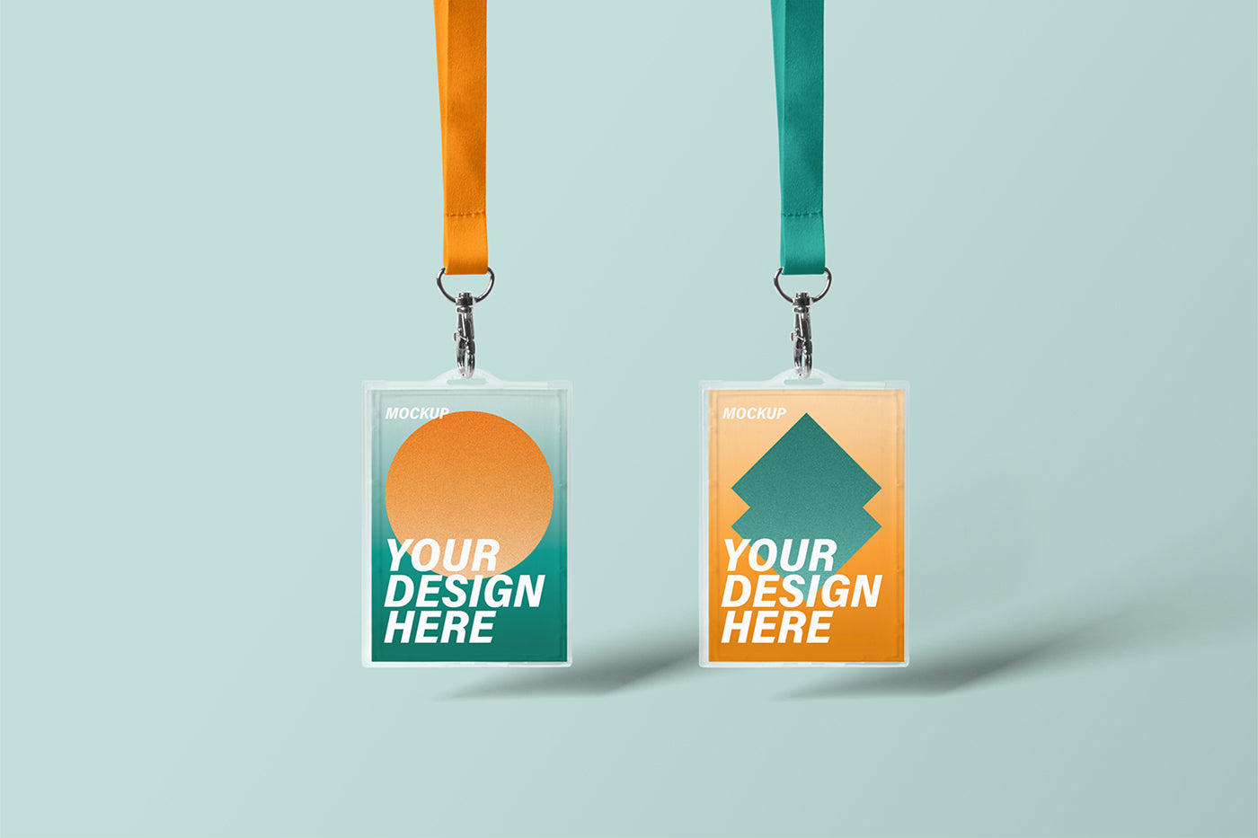 Free Id Holder Mockup