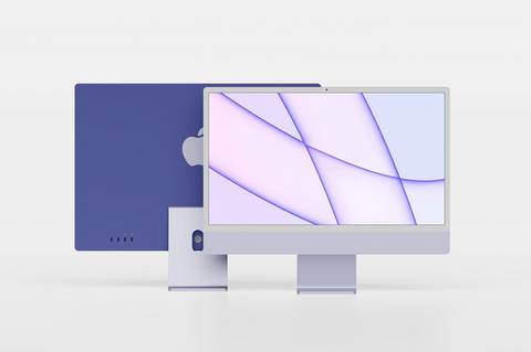 Free Imac 2021 Mockup