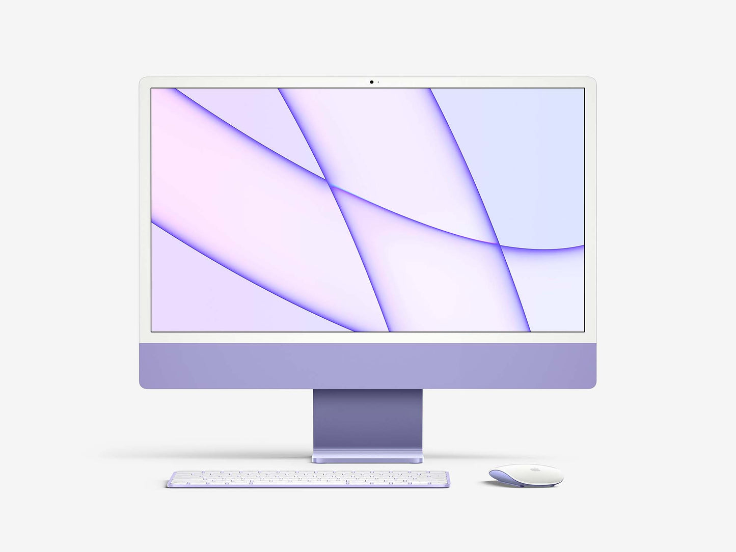 Free Imac 24-Inch (2021) Mockup