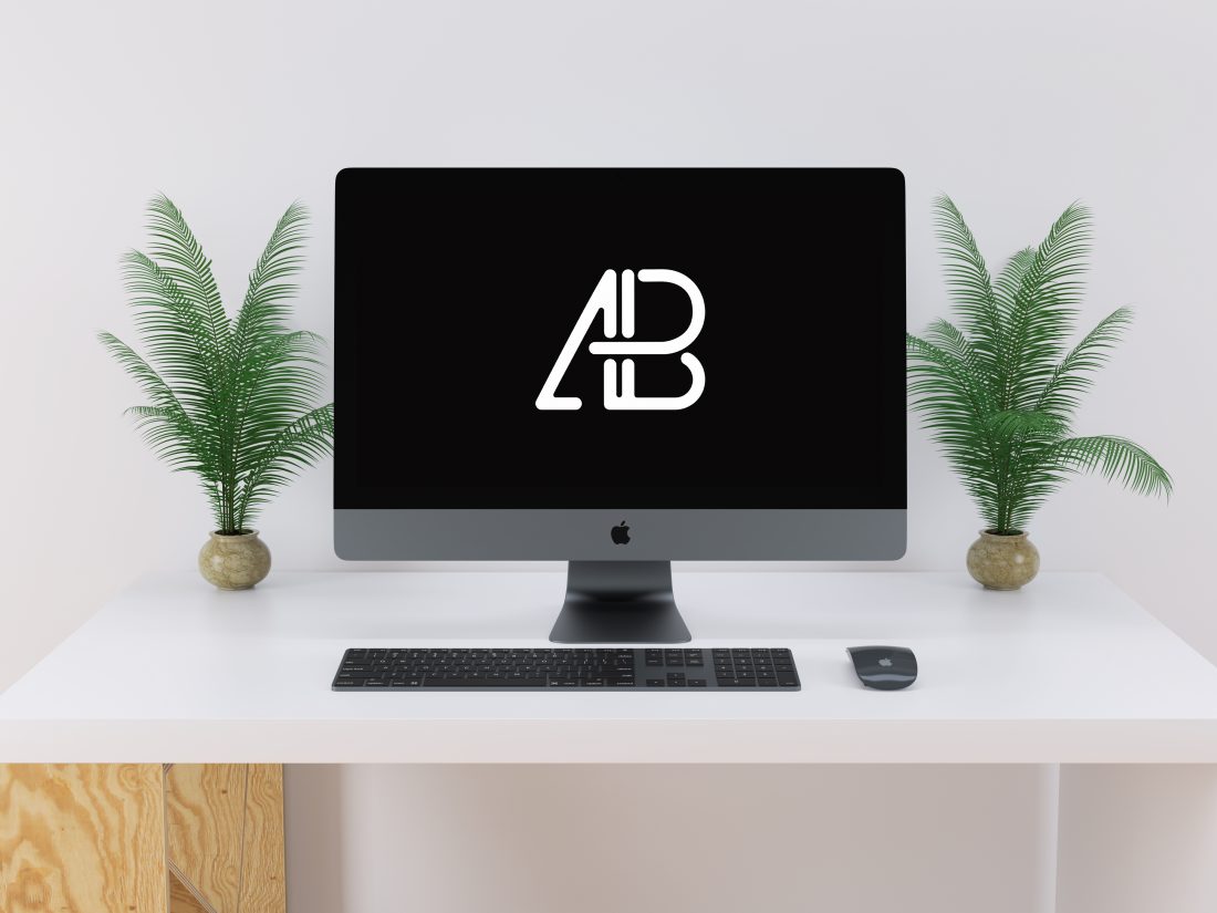 Free Imac Pro Psd Mockup Vol.2