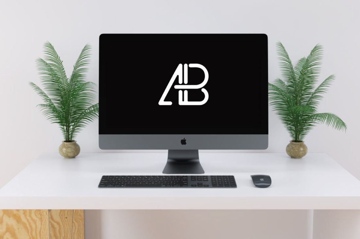 Free Imac Pro Psd Mockup Vol.2