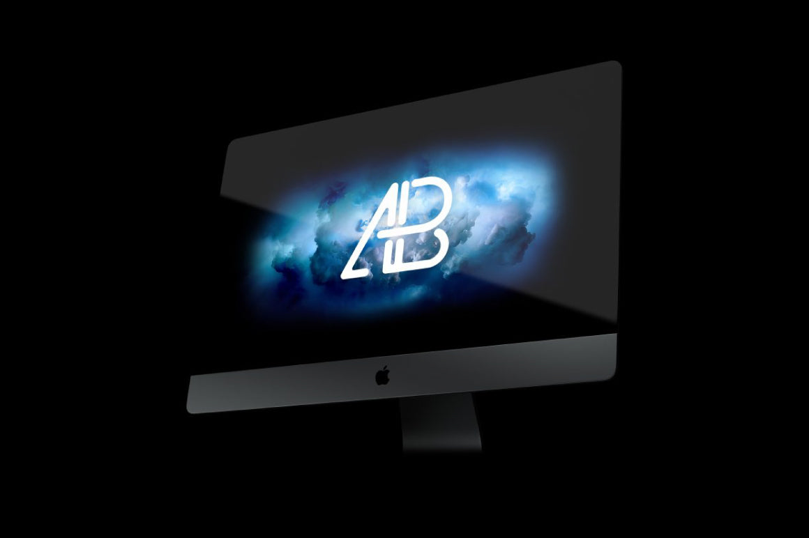 Free Imac Pro Psd Mockup Vol.3
