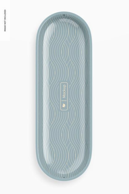 Free Insence Holder Mockup, Top View Psd