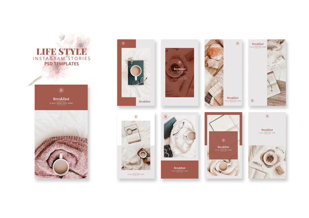 Free Instagram Stories Templates For Lifestyle Psd
