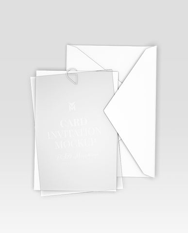Free Invitation Card Mockup Mockup