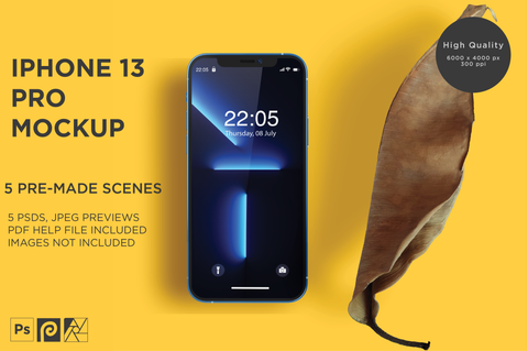 Free Iphone 13 Pro Mockup