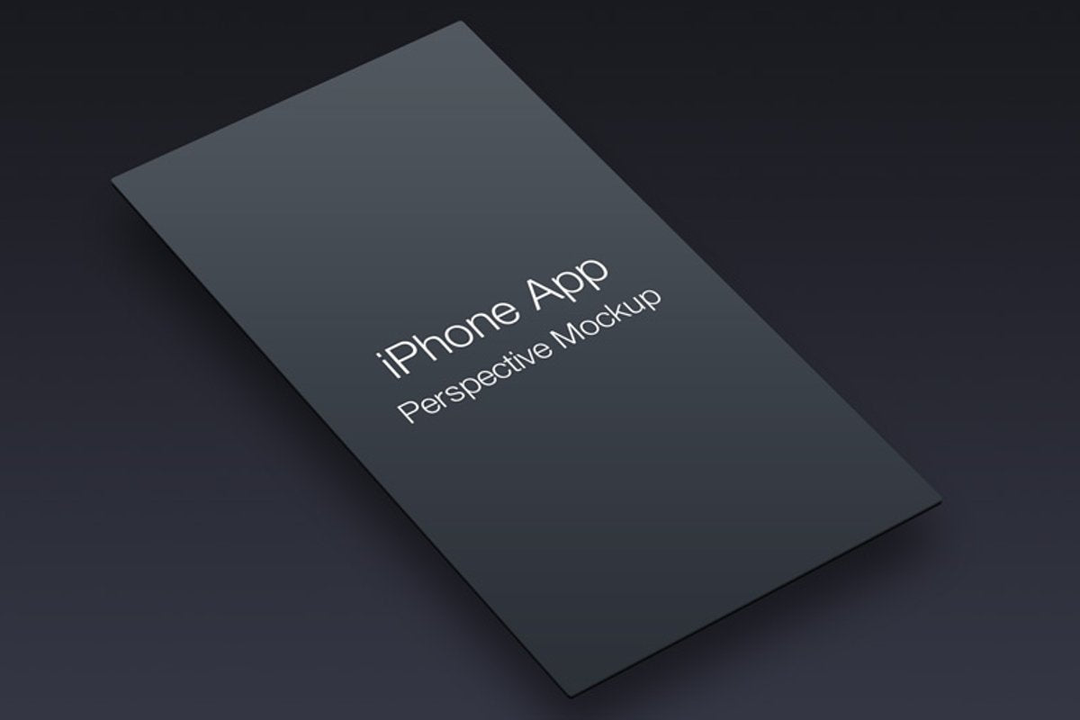 Free Iphone App Perspective Mockup - Vol 1