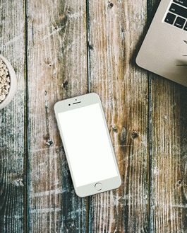 Free Iphone Mockup With A Pineapple