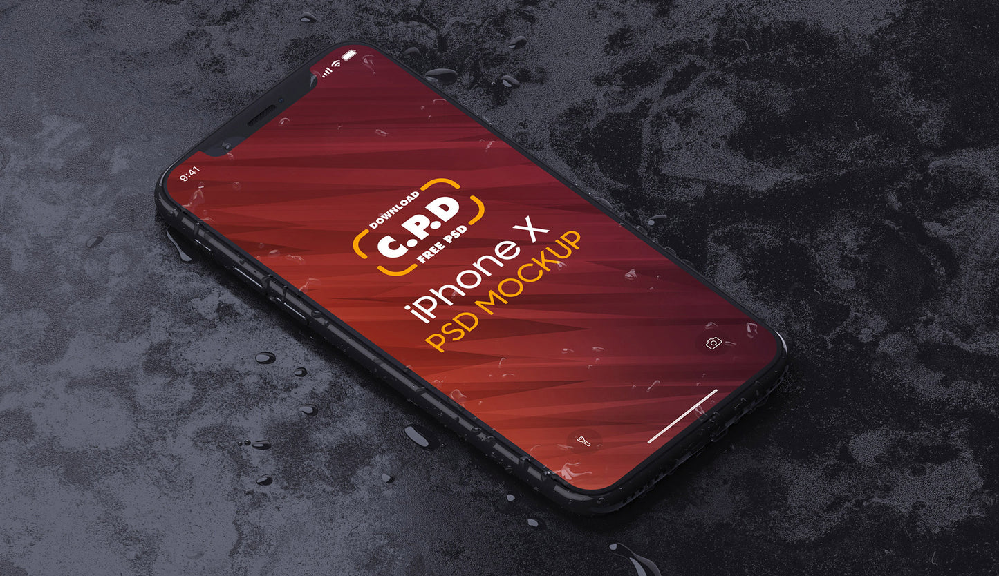 Free Iphone X Mockup Psd