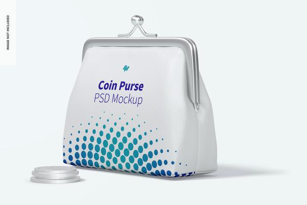 Free Leather Coin Purse Mockup Psd