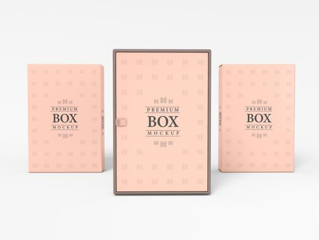Free Luxury Gift Box Branding Mockup Psd