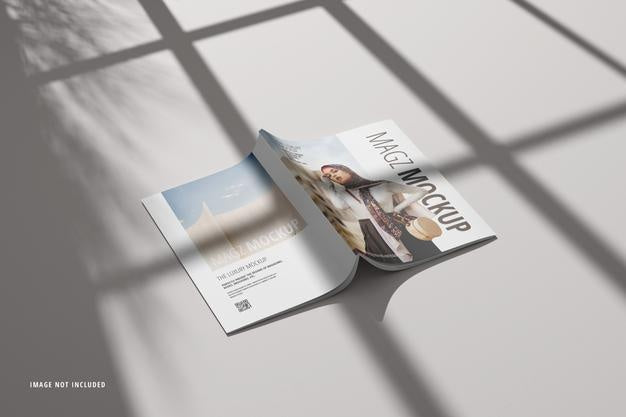 Free Magazine Mockup And Catalog Mockup Cover Page Premium Psd Psd