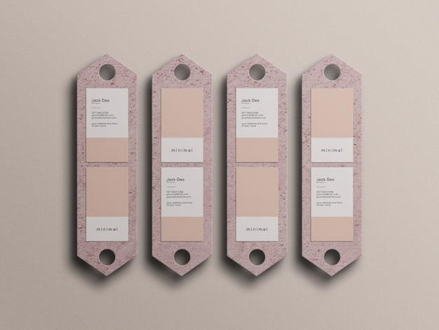 Free Minimal Business Card Mockup Psd