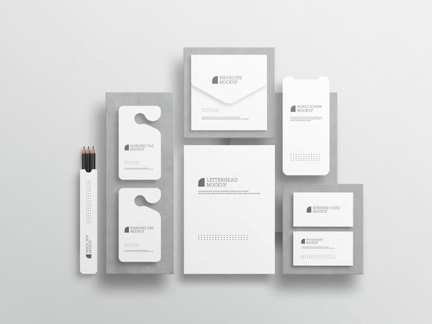 Free Minimal Stationary Set Mockup Psd