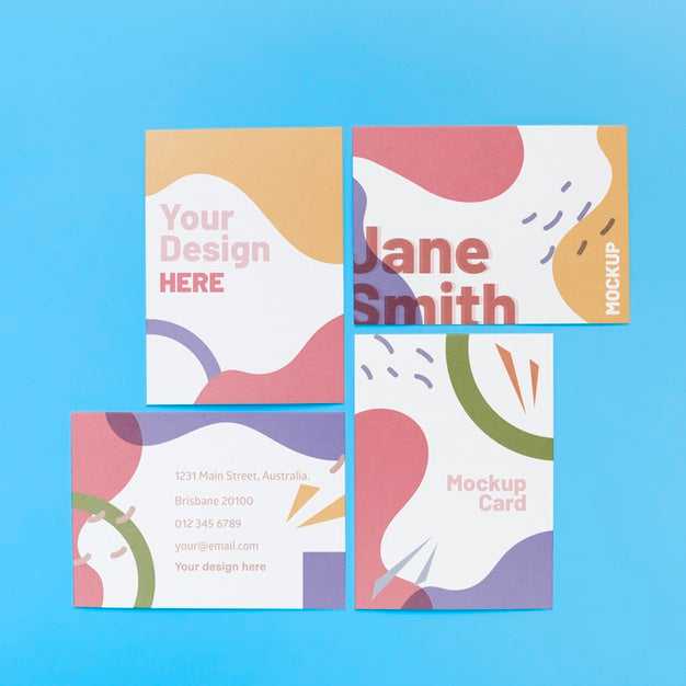 Free Minimalist Business Card Mockup Psd