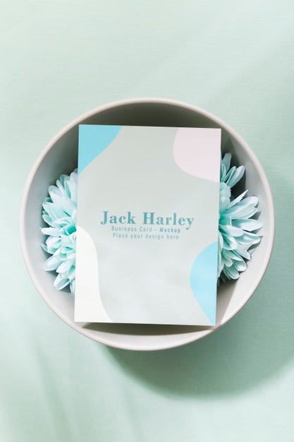 Free Minimalist Business Card Mockup Psd