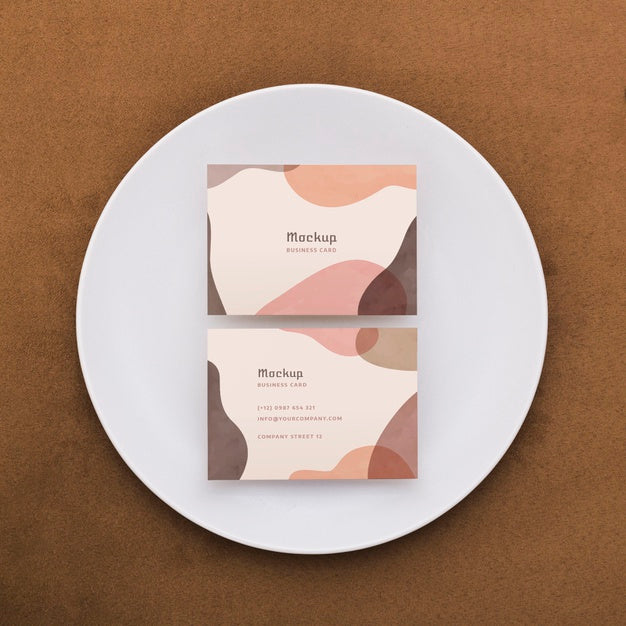 Free Minimalist Business Card Mockup Psd