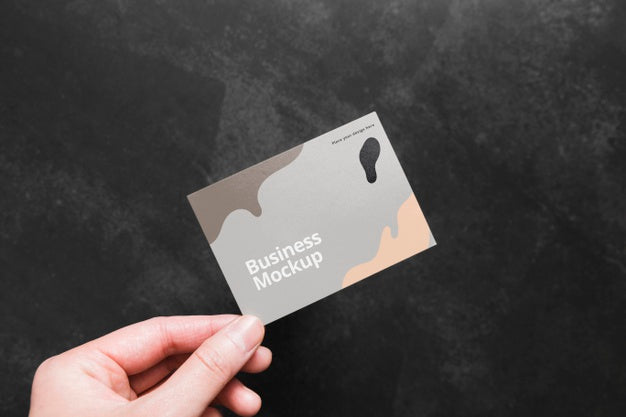 Free Minimalist Business Card Mockup Psd