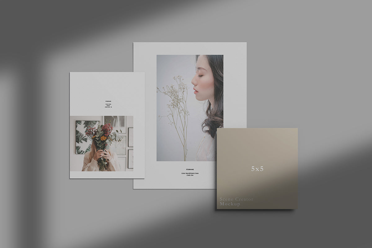 Free Minimalist Scene Creators Mockups