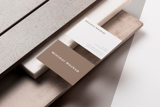 Free Mock-Up Business Card Assortment Psd