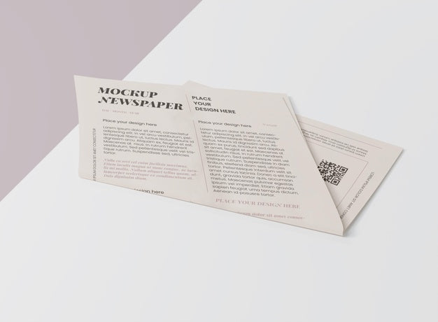 Free Mock-Up For Newspaper Psd