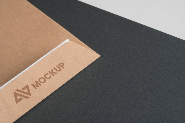 Free Mock-Up Logo Design Business On Envelopes Psd