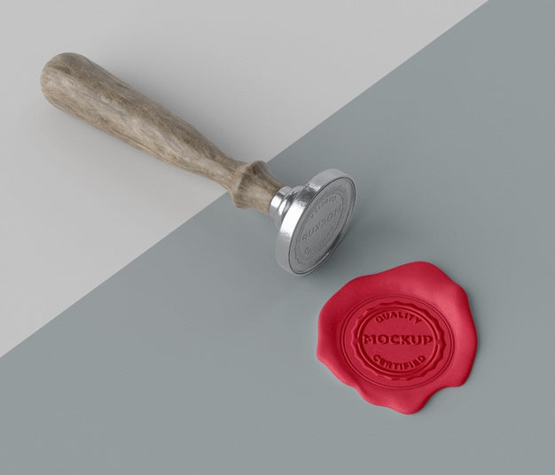 Free Mock-Up Seal For Envelope Assortment Psd