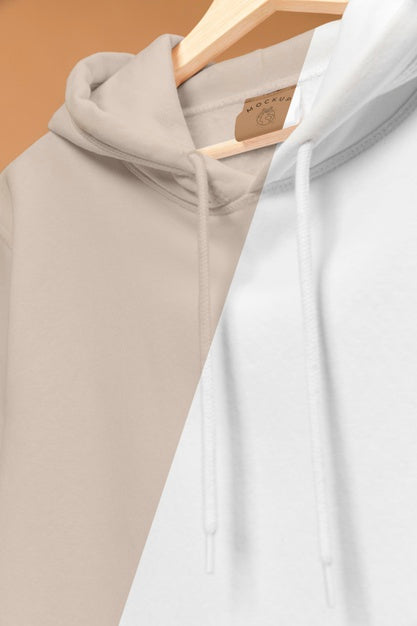 Free Mockup Hoodie Close Up Psd
