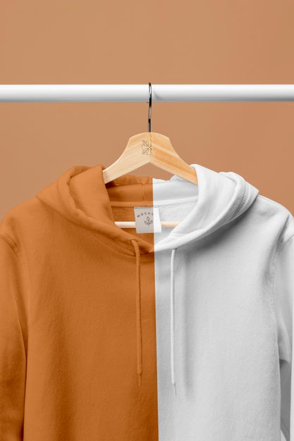 Free Mockup Hoodie Close Up Psd