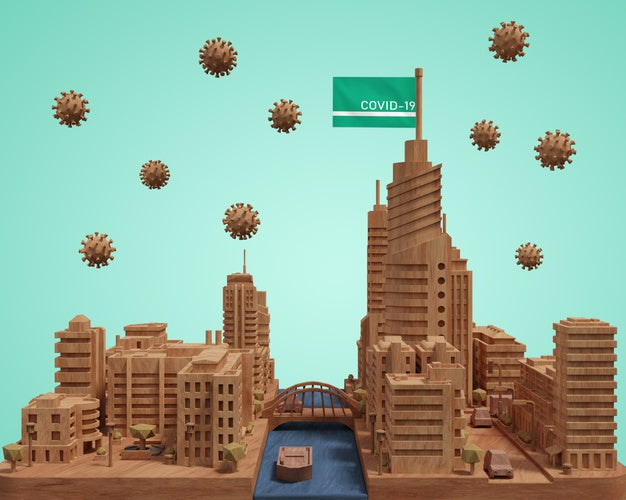 Free Model With Covid 19 Psd