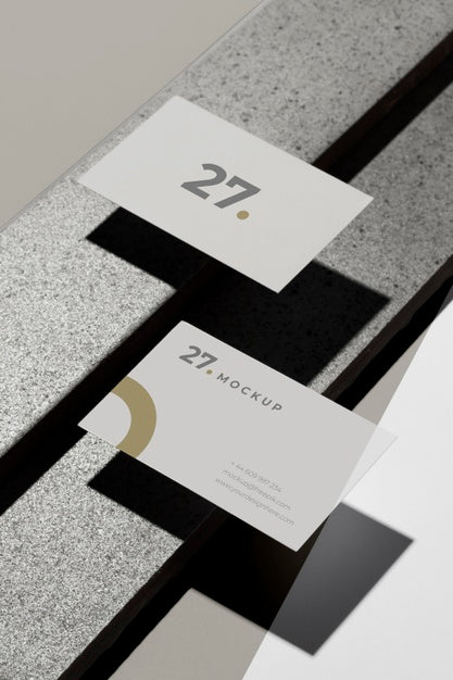 Free Modern Assortment Of Mock-Up Business Card Psd