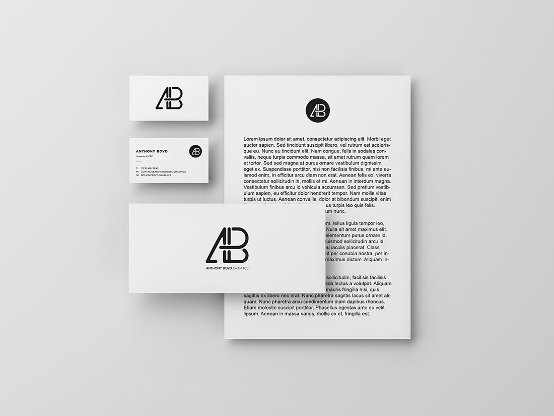 Free Modern Branding Identity Mockup Vol.3