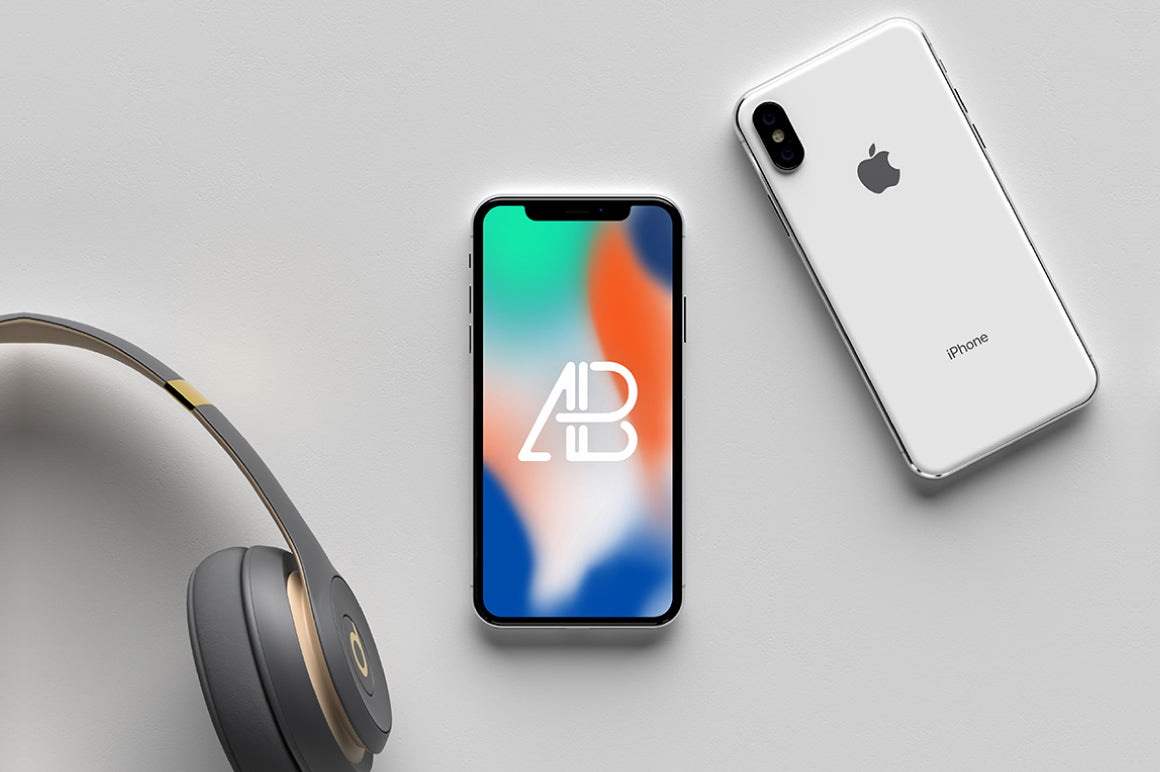 Free Modern Iphone X Mockup Vol.2
