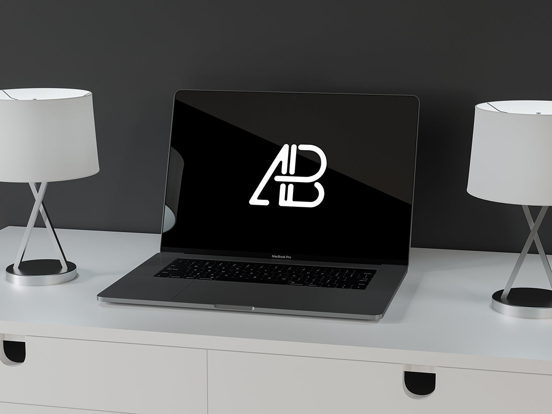 Free Modern Macbook Pro 2017 Mockup