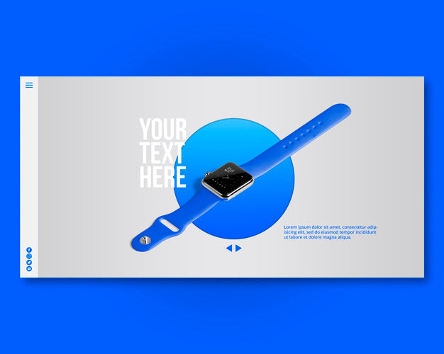 Free Modern Website Mockup Psd